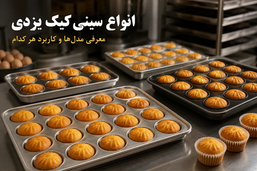 انواع سینی کیک یزدی